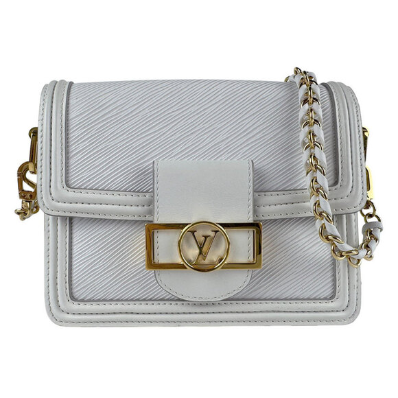 LOUIS VUITTON White Leather Shoulder Bag - Picture 1 of 5